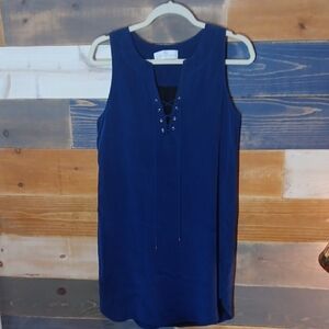 Amanda Uprichard Silk Dress Size P Silk Blue